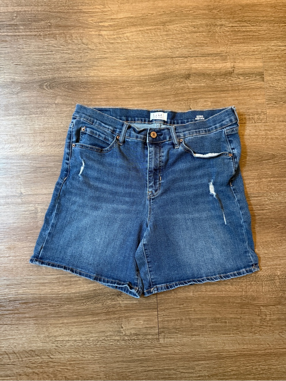 Women's Blue Denim Shorts